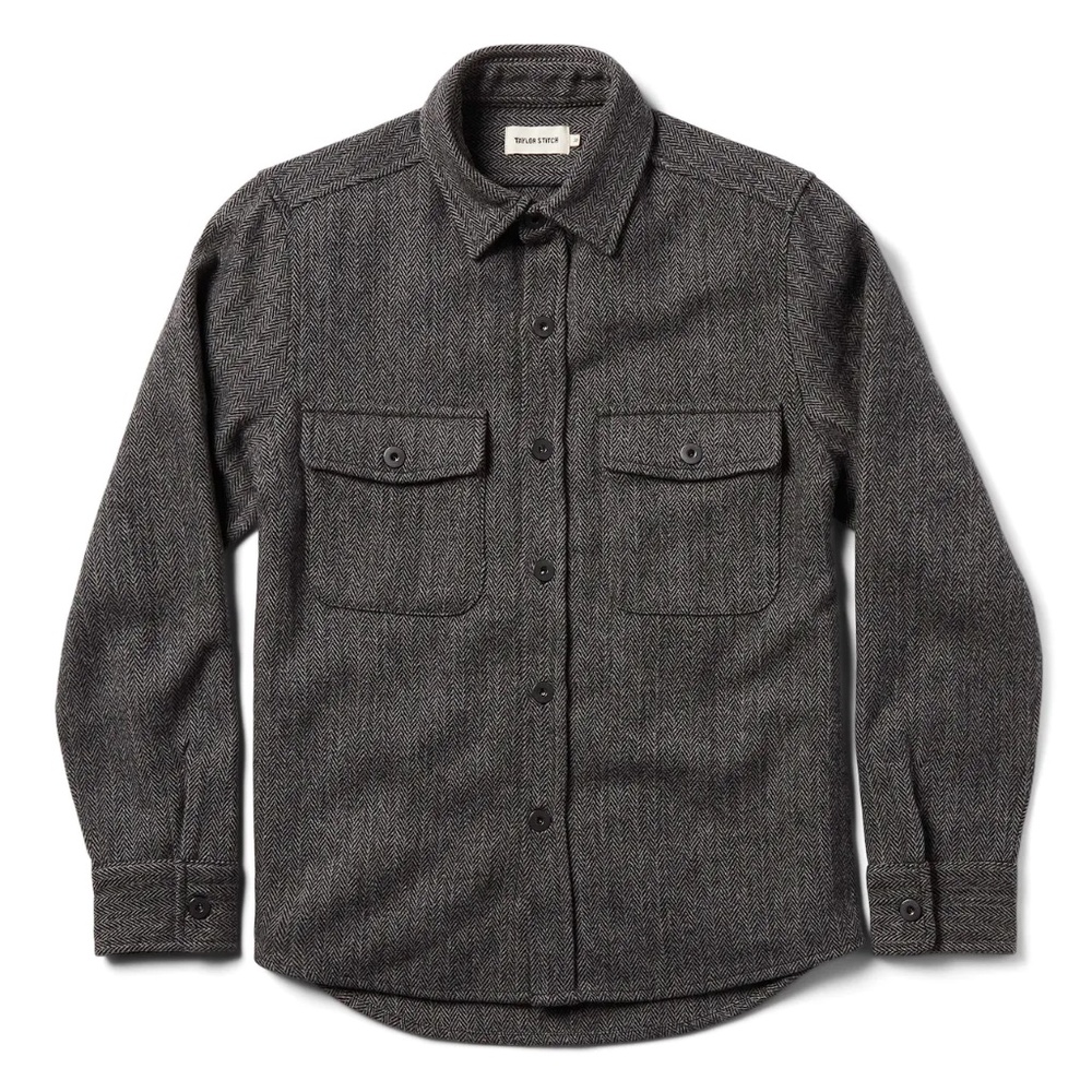Men's Taylor Stitch The Explorer Shirt, Herringbone, Medium, M (40)
